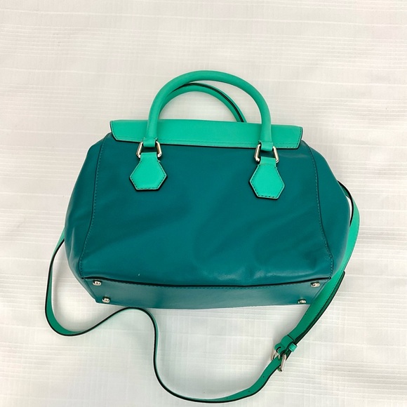 Kate Spade Aqua and Navy Shoulder Bag - Picture 3 of 11